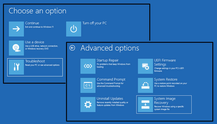 Wie man ein Windows-Backup wiederherstellt