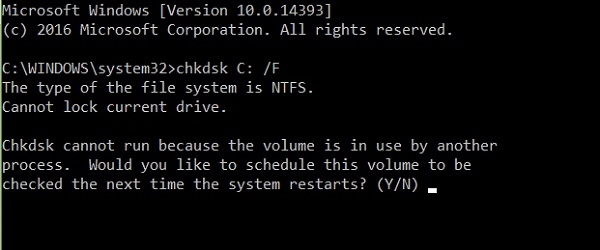 CHKDSK -- integriertes Dienstprogramm zum Beheben und Reparieren von Festplattenfehlern