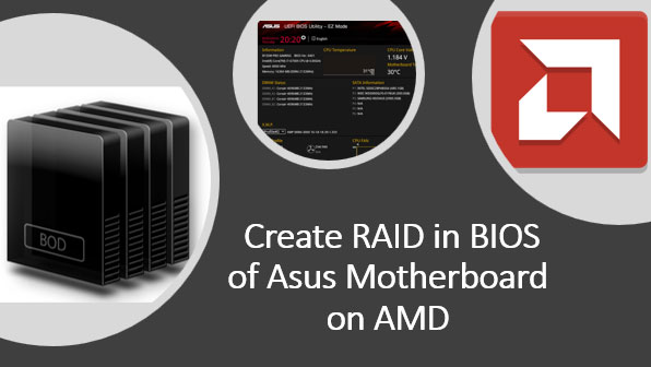 So erstellen Sie ein RAID im BIOS eines Asus-Motherboards auf der AMD-Plattform