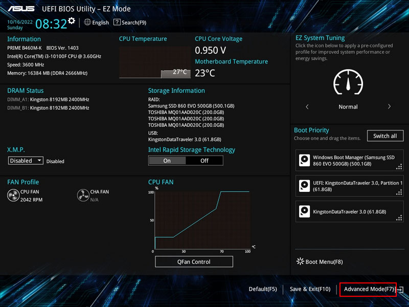 Hardware-RAID auf dem Motherboard