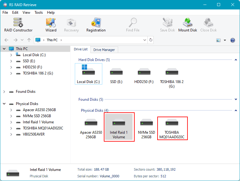 Hardware-RAID auf dem Motherboard