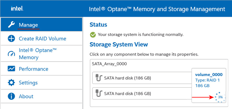 Intel Rapid Storage Technology