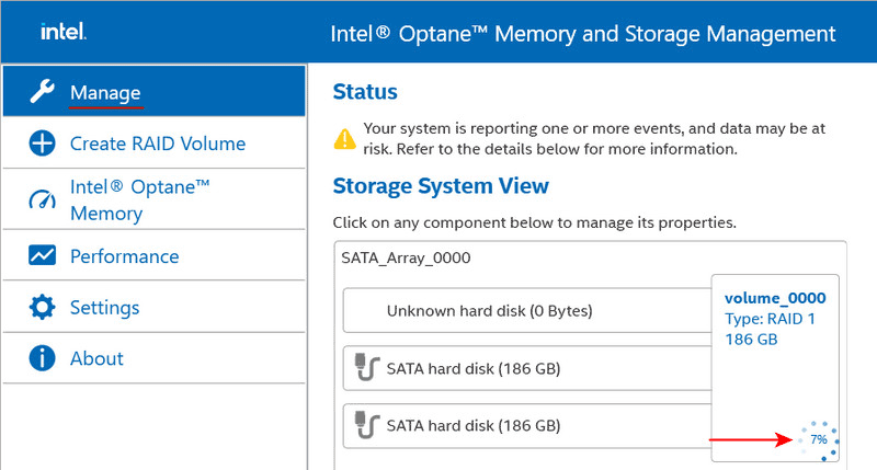 Intel Rapid Storage Technology