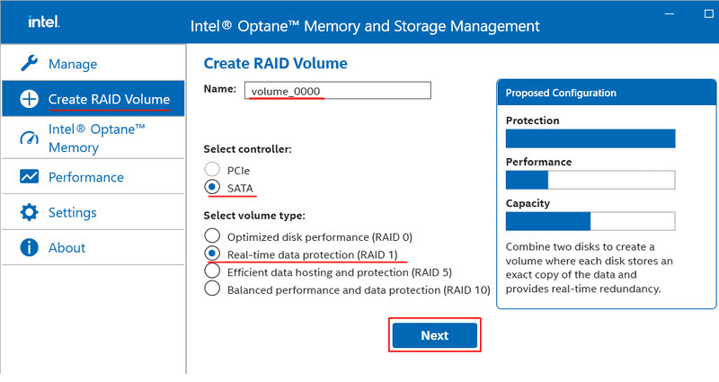 Zweck der Intel Rapid Storage Technology