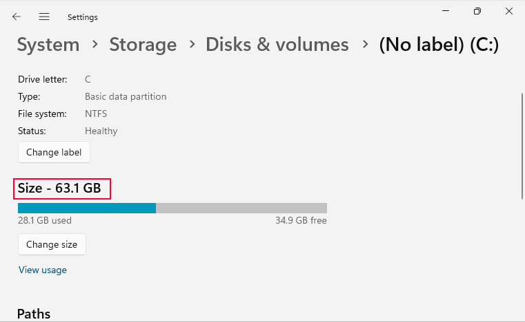 Datenträgererweiterung in Windows 11 Datenträgererweiterung in Windows 11
