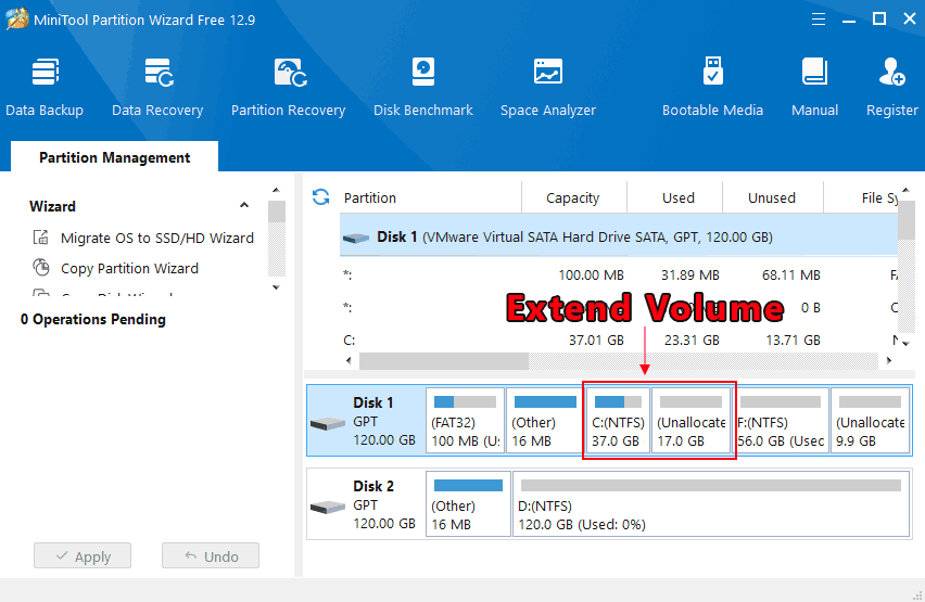 Partition in Windows 11 erweitern Partition in Windows 11 erweitern