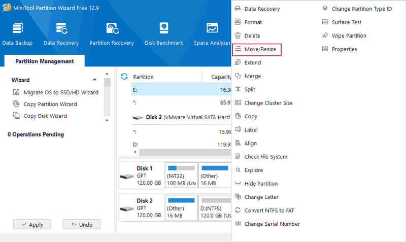 Partition verschieben und Größe ändern in Windows 11 Partition verschieben und Größe ändern in Windows 11