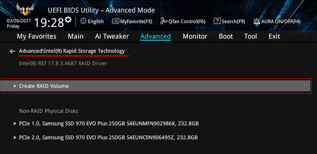 Ausfall des Festplatten-Array-Controllers