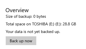 Verwenden, Konfigurieren und Wiederherstellen von Dateien mithilfe der Funktion „Dateiversionsverlauf“ in Windows 10 Verwenden, Konfigurieren und Wiederherstellen von Dateien mithilfe der Funktion „Dateiversionsverlauf“ in Windows 10