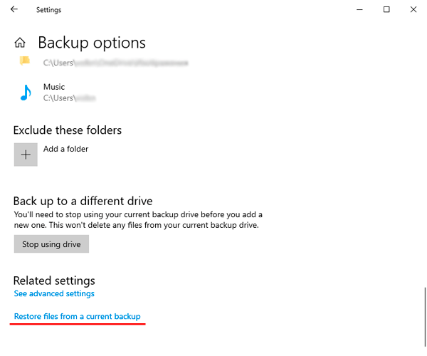 Verwenden, Konfigurieren und Wiederherstellen von Dateien mithilfe der Funktion „Dateiversionsverlauf“ in Windows 10 Verwenden, Konfigurieren und Wiederherstellen von Dateien mithilfe der Funktion „Dateiversionsverlauf“ in Windows 10