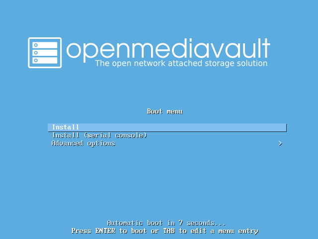OpenMediaVault installieren