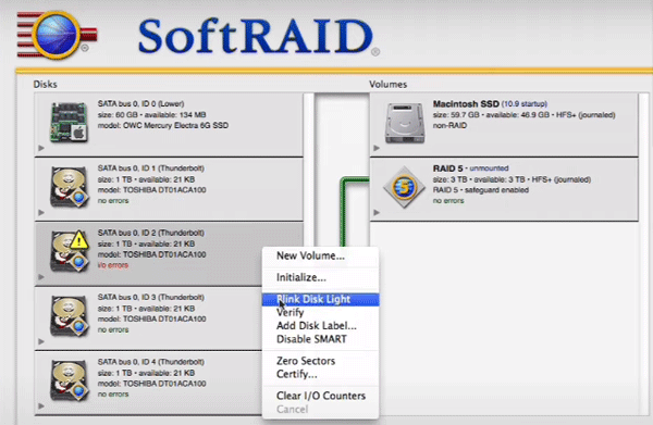 Software-RAID unter macOS erstellen