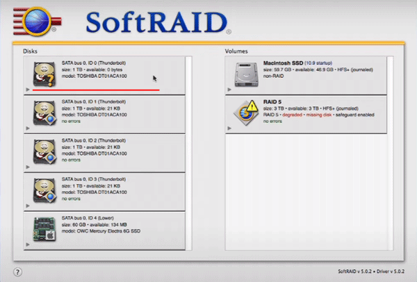 Software-RAID unter macOS erstellen