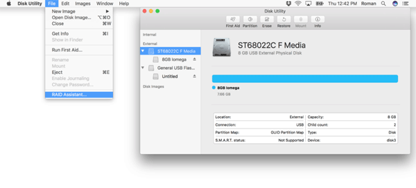 Software‑RAID unter macOS erstellen