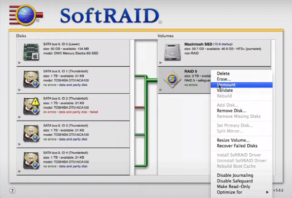 Software-RAID unter macOS erstellen