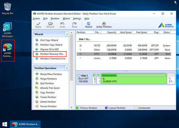 Wie man die Systempartition der Festplatte wiederherstellt