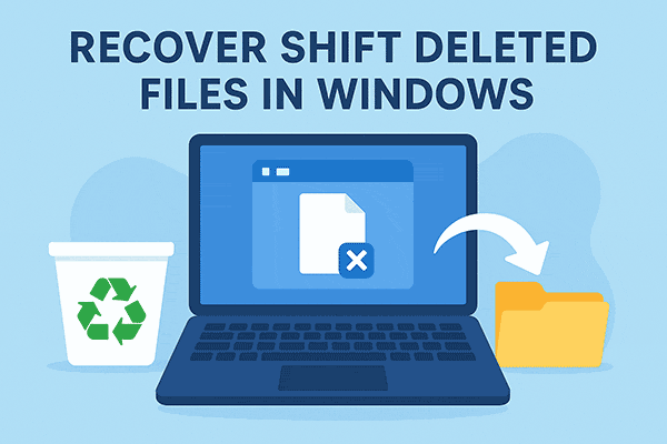 Per Shift+Entf gelöschte Dateien in Windows wiederherstellen