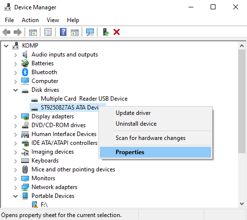 Windows Geräte-Manager ausführen