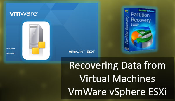 Wiederherstellung von Daten aus VMWare vSphere ESXi Virtual Machines