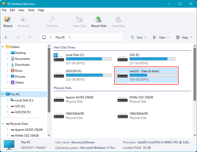 Daten von Parallels-VMs wiederherstellen Daten von Parallels-VMs wiederherstellen