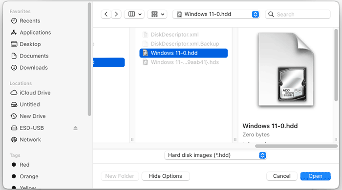 Wiederherstellung von Parallels-VMs Wiederherstellung von Parallels-VMs