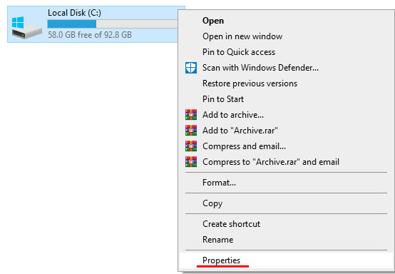 Windows-Datenträgerbereinigung - Dateien sicher löschen