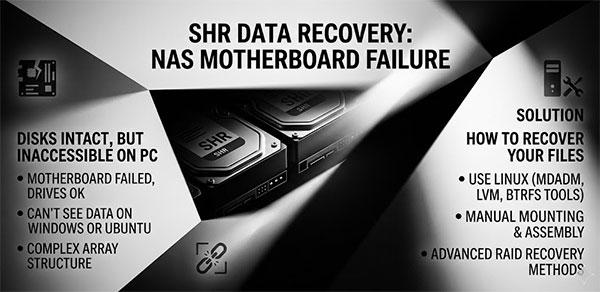Wiederherstellung eines Synology SHR/SHR2‑Arrays nach Hardware‑Ausfall