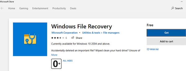 So verwenden Sie die Windows File Recovery