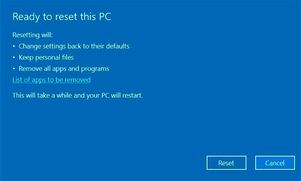 Wie setze ich die Werkseinstellungen von Windows 10 zurück?