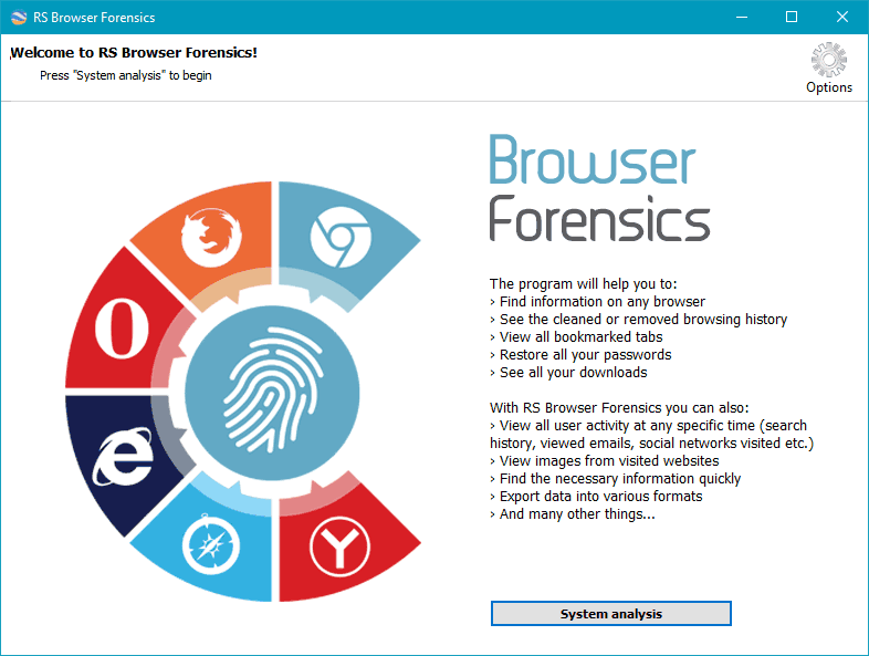 RS Browser Forensics - Computeranalyse